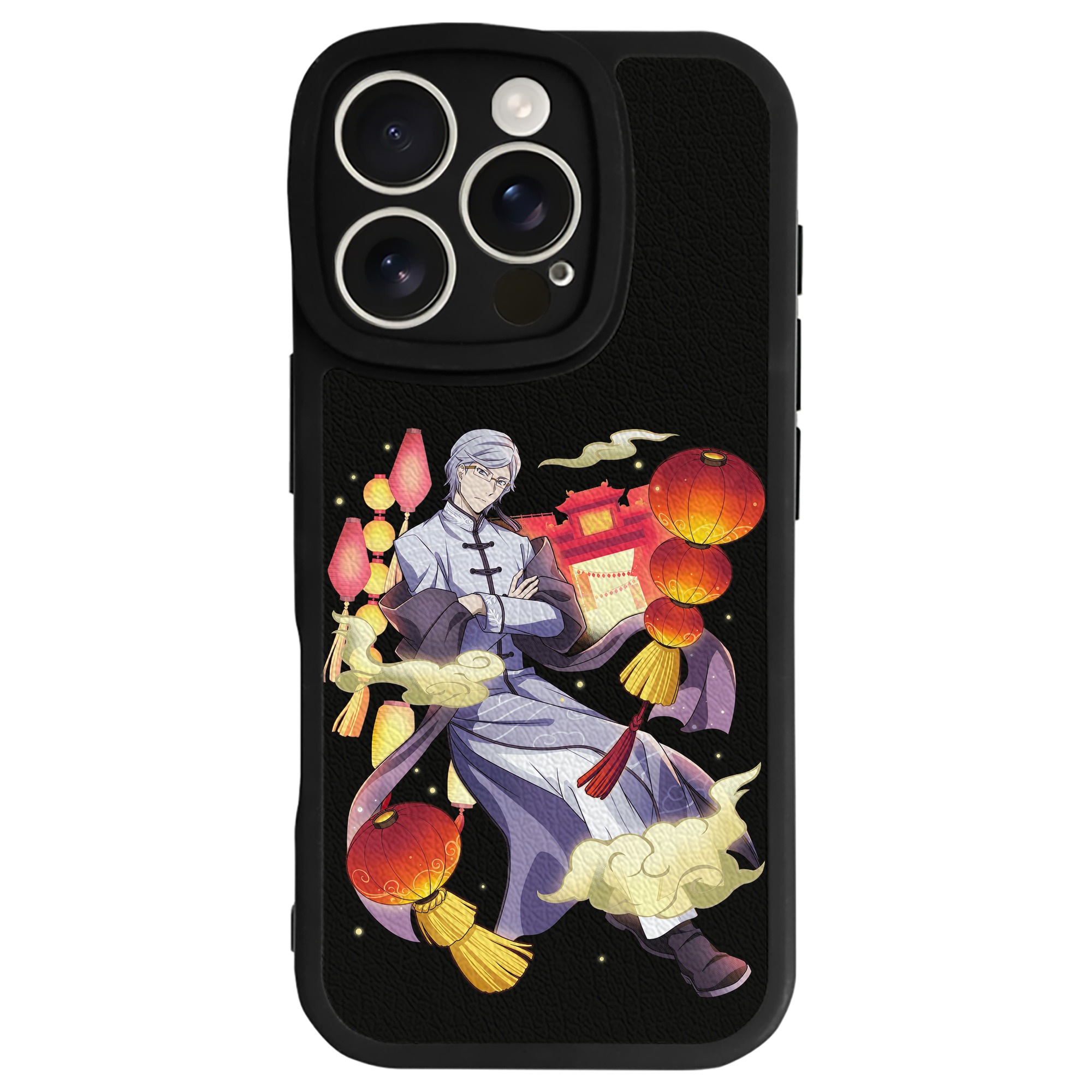 （画像用） 文豪ストレイドッグス Bungo Stray Dogs 【iPhone 16シリーズ対応】シリコンスマホケース（レザー調） 材質：シリコン